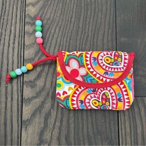 Colorful Heart Pattern Pouch - wallet